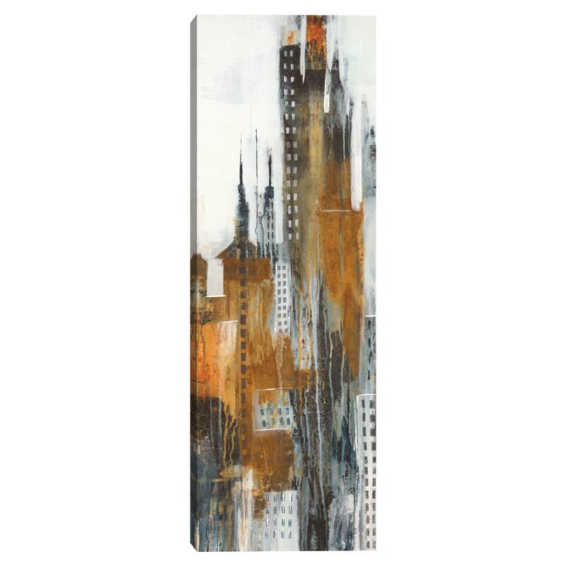 Golden Metro I Canvas Art Print
