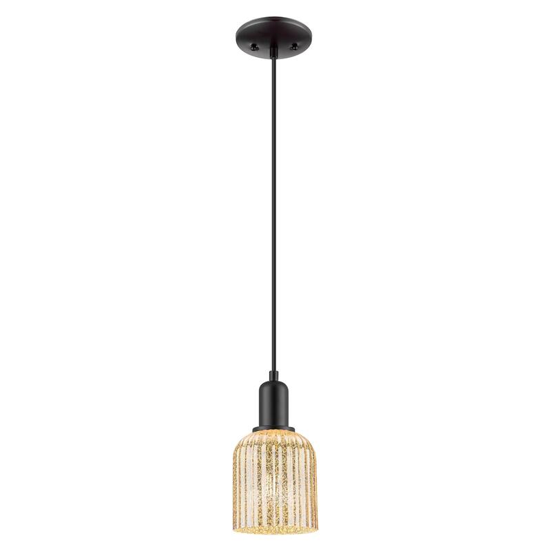 Innovations Lighting 716-1P-G559-5ME Bridal Veil 5" Wide Mini Pendant