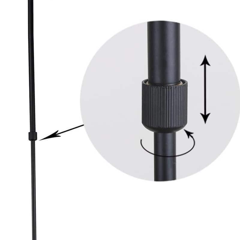 Farmhouse 5-Light Linear Black Chandelier with Clear Glass for Kitchen Island - L37"xW4.7"xH44.5"