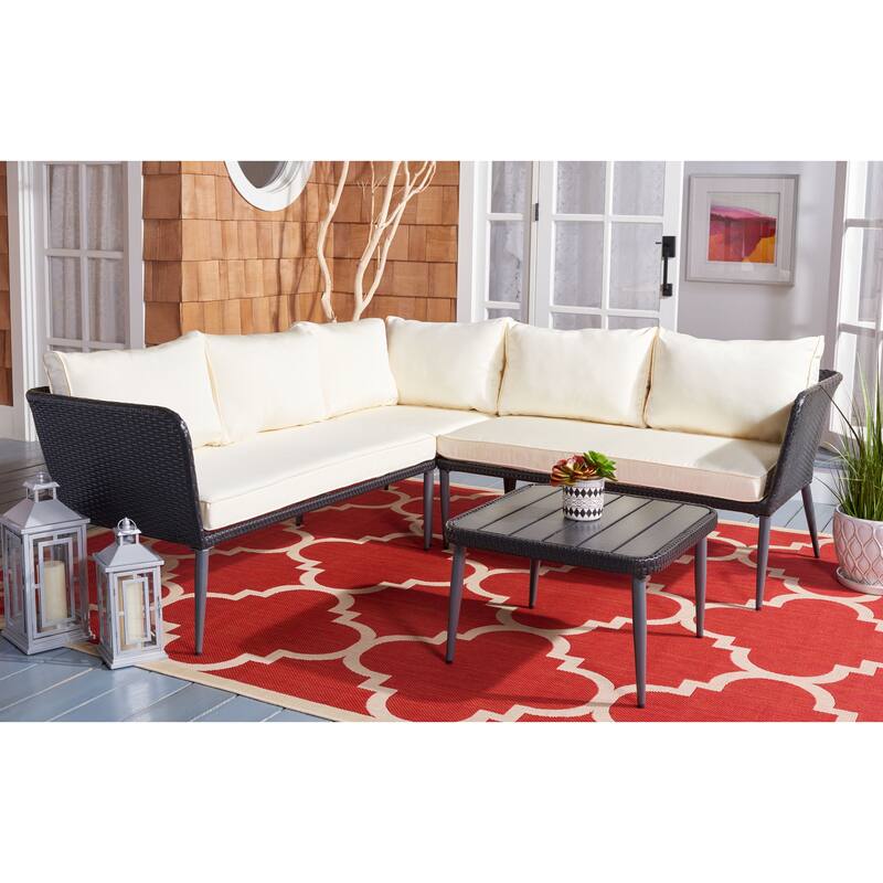 SAFAVIEH Outdoor Living Serson 4-piece Set - 51"W x 28"D x 28"H