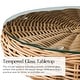 preview thumbnail 5 of 3, HULALA HOME Coastal Faux Rattan End Table Set of 2