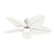 preview thumbnail 6 of 12, Hunter 52" Tropic View Outdoor Ceiling Fan with LED Light and Wall Control - Coastal - Damp-Rated!
