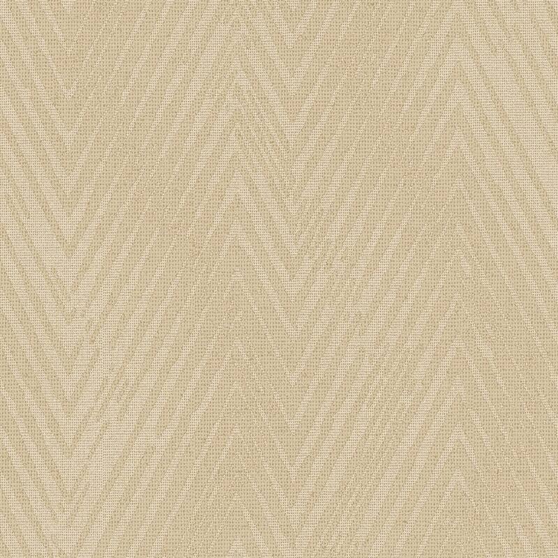 Galerie Wallcoverings Utopia Collection Herringbone Weave Matte Finish Vinyl on Non-woven Wallpaper Roll - 33-feet long x 21-inches wide - Gold