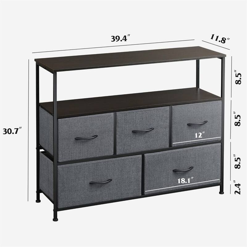 Dresser TV Stand - 11.8"D x 39.4"W x 30.7"H