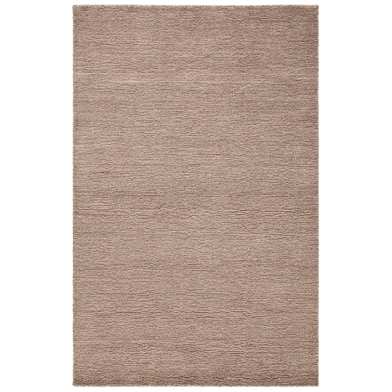 SAFAVIEH Handmade Himalaya Palm Border Modern Wool Rug - 8'9" x 12' - Brown