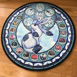 Pocket Goblin Non-Slip Door Floor Rug 3' Round Light Blue - 2' x 6 ...