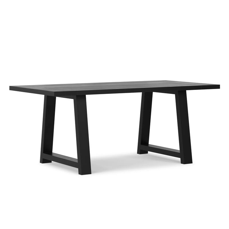 WyndenHall Aeris 72 inch Wide Solid Mango Farmhouse Dining Table - 36"D x 72"W x 29.5"H