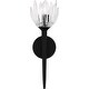 preview thumbnail 3 of 6, Shea 1-Light Matte Black Wall Sconce