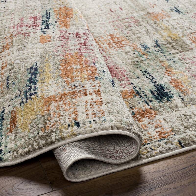 Livabliss Illusions Shabby Chic Abstract Area Rug