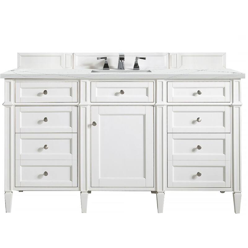 James Martin Vanities 650-V60S-FENC Brittany 60" Free Standing Single