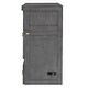 preview thumbnail 18 of 18, Murphy Bed with USB Port and a Large Drawer, Folding Bed, Gray