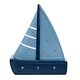 preview thumbnail 2 of 6, Lambs & Ivy Little Skipper Hand Painted Nautical Sailboat Table Top Lamp/Light