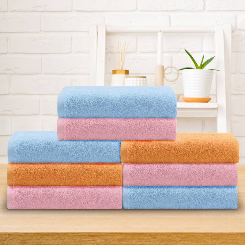 2 Pack Bath Towels, Quick Drying and Highly Absorbent Bath Towels Cotton Thick Towels for Bathroom 28" x 56"