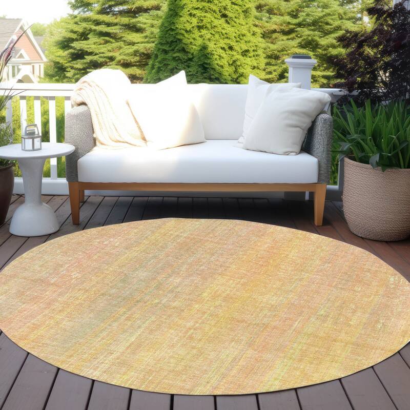 Altova Stripe Weather Resistant Classic Meets Modern Runner Outdoor Rug