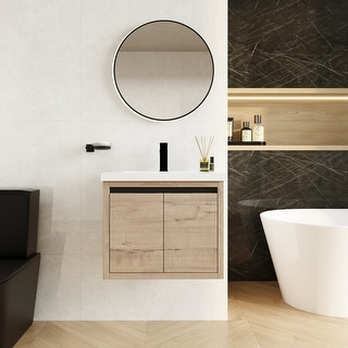 BNK 24/30/36/48 Inch Single Sink Bathroom Vanity with Soft Close Door