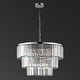 preview thumbnail 20 of 24, SAFAVIEH Couture Karissa 24-Inch Crystal 10-Light Tier Chandelier - 24" W x 24" D x 21 / 69" H