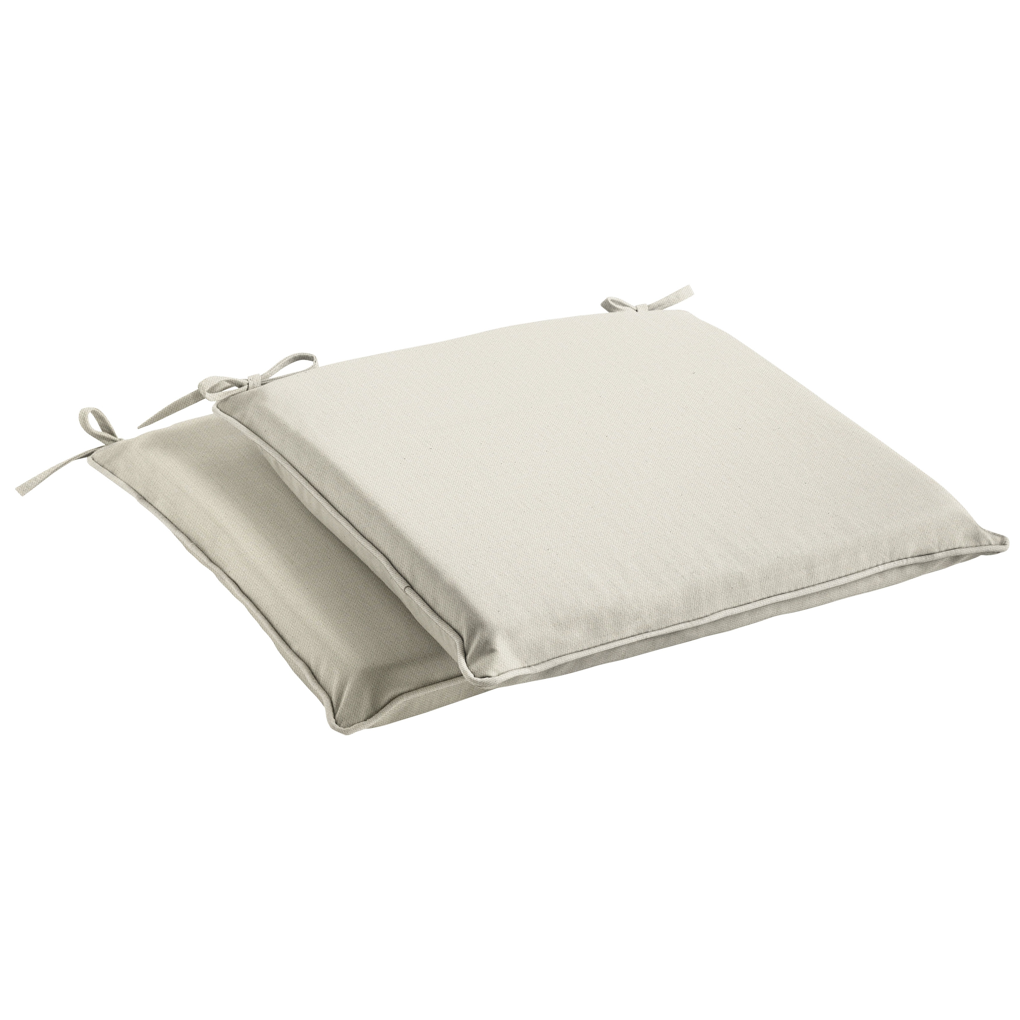 Sorra Home Sunbrella Outdoor Corded Chair Pad Set of 2