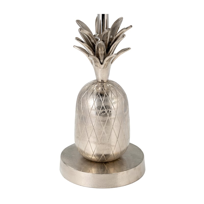 24"H Pineapple Gold Metal Side Accent Table for Your Living Room or - 15" x 15" x 24"