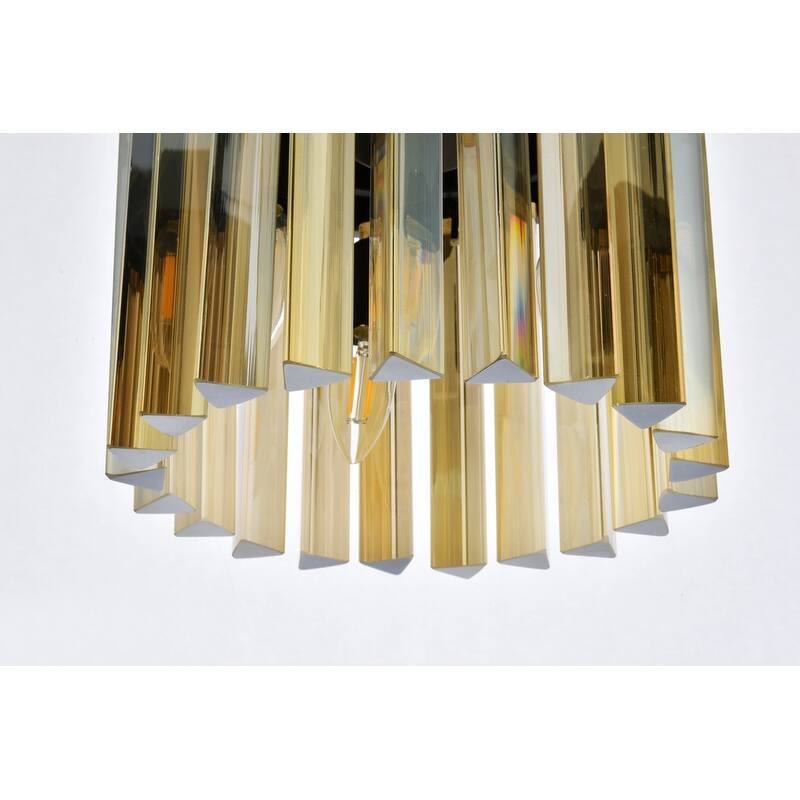 Royce Edge 3-Light Matte Black Pendant