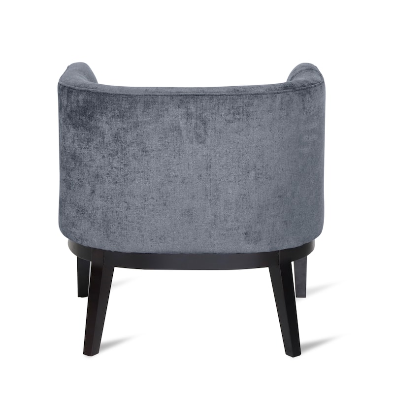 Clough Fabric or Faux Leather Tufted Accent Chair by Christopher Knight Home