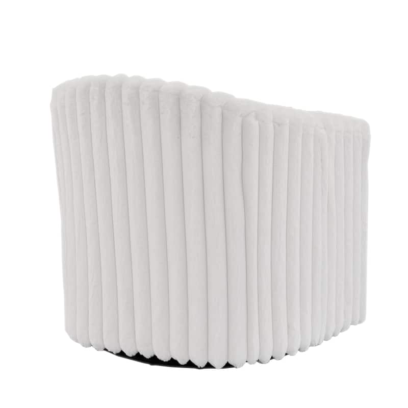 Single Sofa Armchair Swivel Barrel Chair (Set of 2)