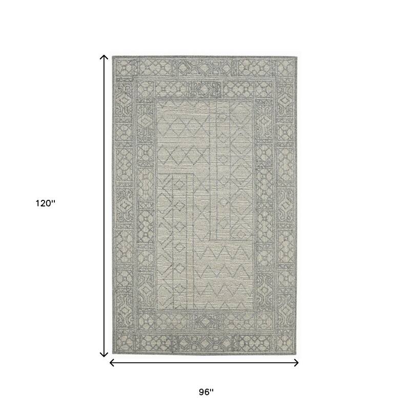 HomeRoots Southwestern Lodge Rectangle Area Rug