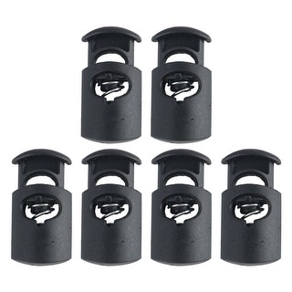 Plastic Cord Locks For Drawstrings, 48 PCS Double Hole