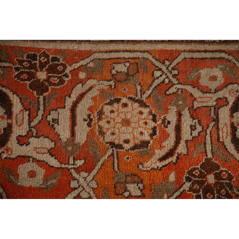 Antique Tabriz Haj Jalili Persian Rug Handmade Floral Wool Carpet - 13'5" x 18'9"