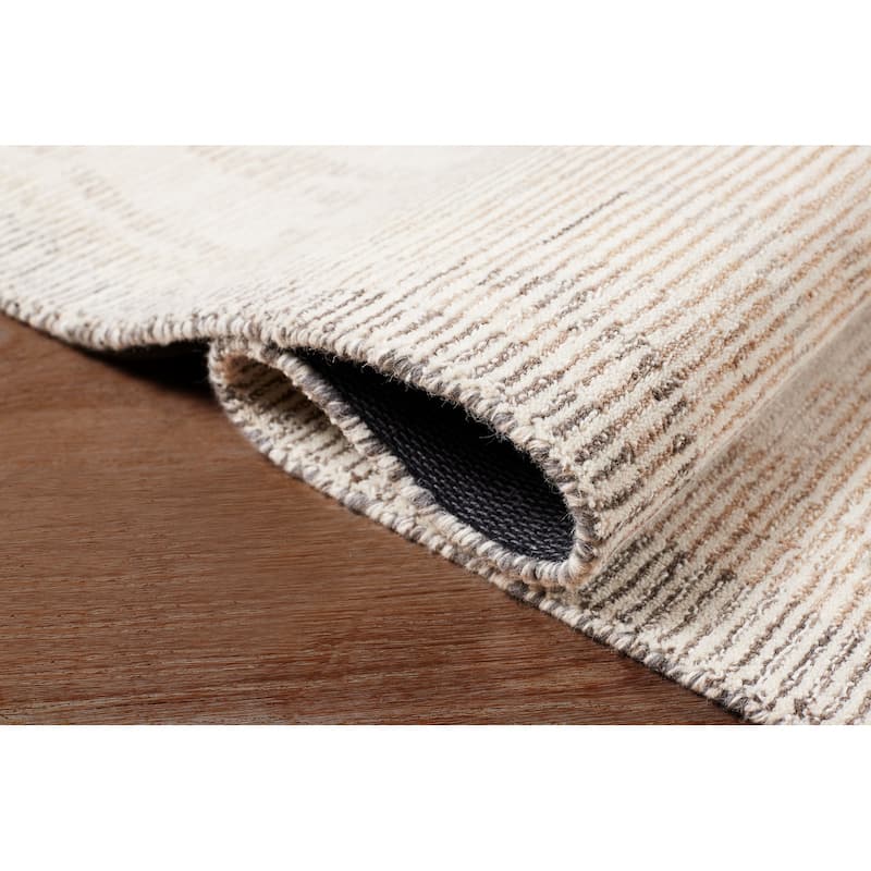 Terra by Obeetee Shadows Abstract Neutral Rug