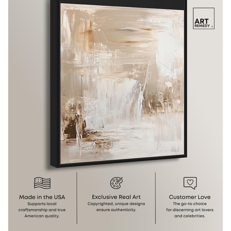 Latte Layers II Canvas by Art Remedy