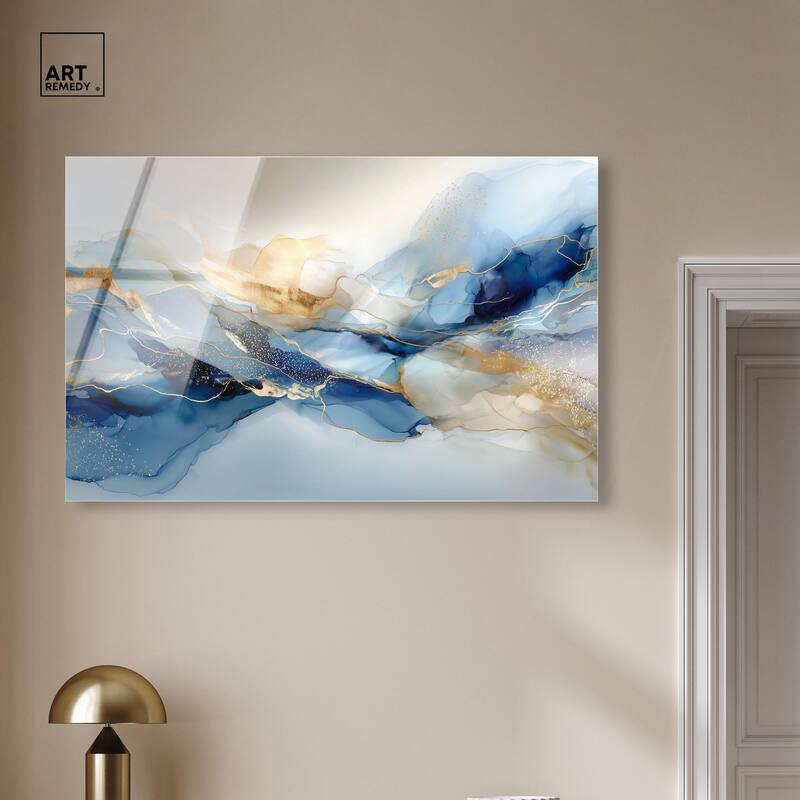 Postmodern Flow I Acrylic by Art Remedy, Ready to Hang
