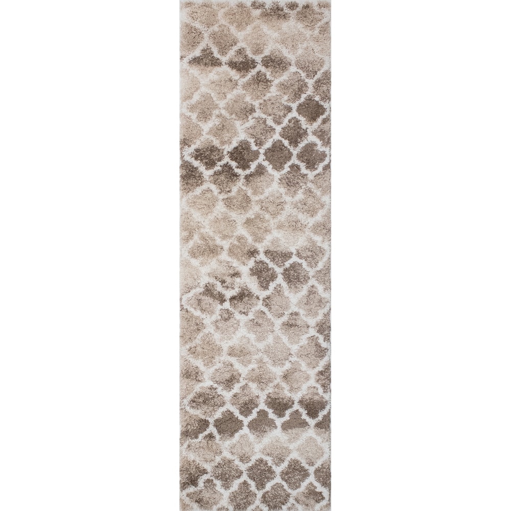 Noori Rug Lux Ava Trellis 2-Inch Shag Rug