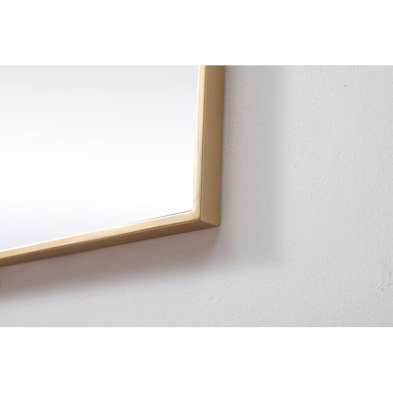 Indigo Home Metal Frame Square Mirror 42 inch
