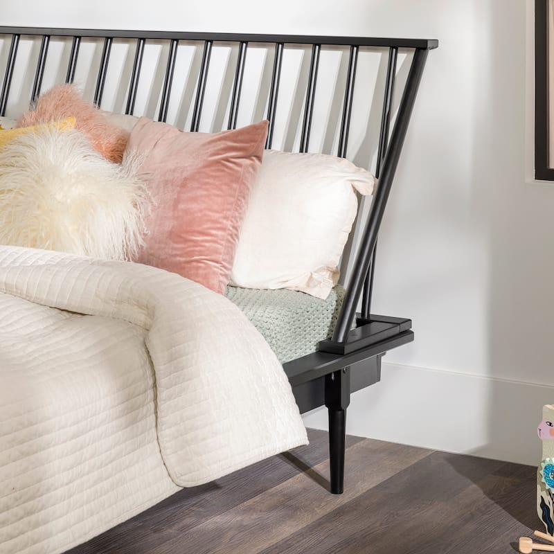 Middlebrook Blaney Solid Wood Spindle Platform Bed