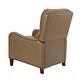preview thumbnail 92 of 166, Brigida Multifunctional Modern Genuine Leather Nailhead Trim Recliner with Adjustable Footrest Set of 2 by HULALA HOME