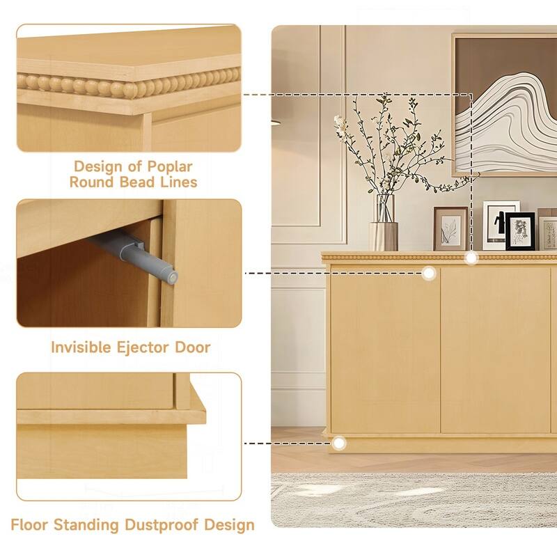 Exquisite Wooden Sideboard for Dining or Living Room