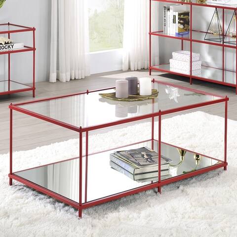 Furniture of America Scoles Contemporary 42-inch 1-shelf Coffee Table