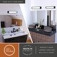preview thumbnail 2 of 9, Fremont 1-Light 27 inch Wide Matte Black Bathroom Vanity Lighting Fixture, Adjustable Angle Frosted Shade, LED, Full Backplate
