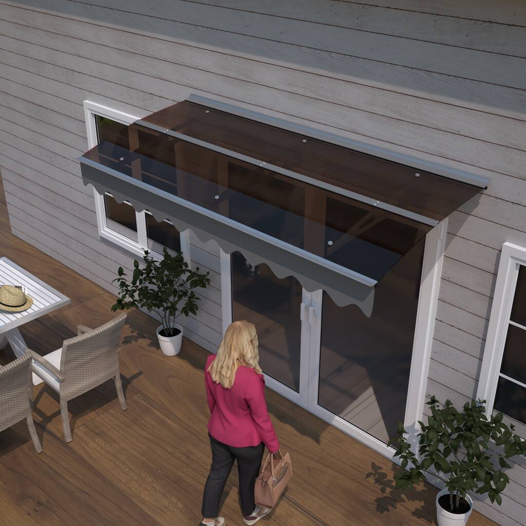 Door Window Awning Canopy for Wooden Wall House
