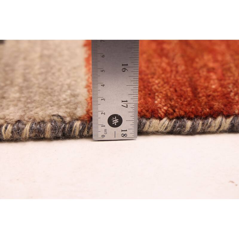 ECARPETGALLERY Hand-knotted Peshawar Ziegler Light Khaki Wool Rug - 5'1 x 6'10