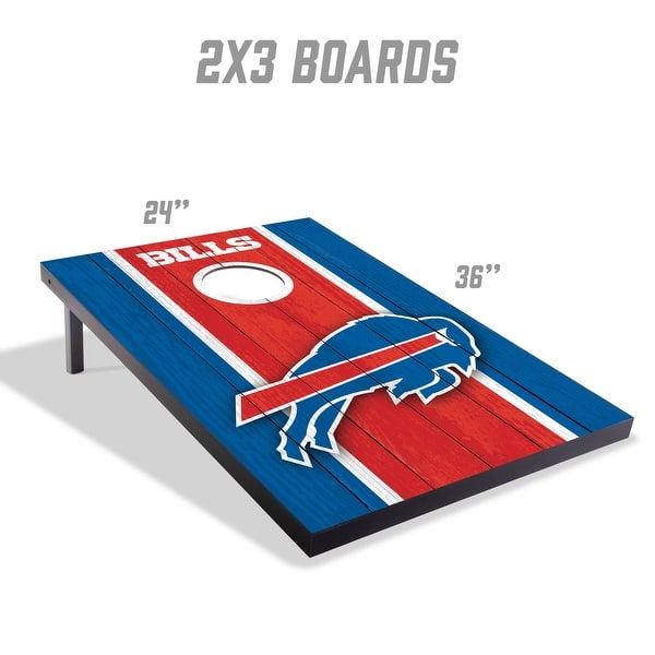 Buffalo Bills NFL Compact 2x3 Tailgate Cornhole Board Set
