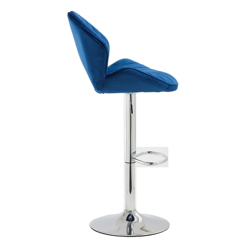 Counter Height Bar Chairs Set of 2, Swivel Bar Stools with Adjustable Height, Kitchen Island Chairs with Back & Footrest