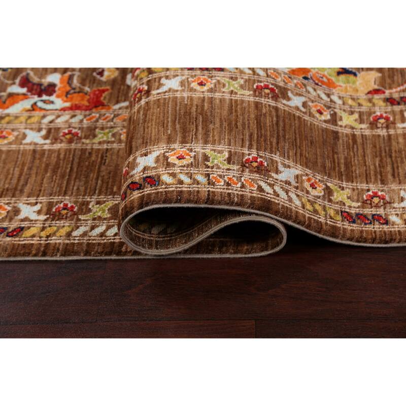Vegetable Dye Traditional Oriental Ziegler Wool Area Rug Hand-knotted - 6'9" x 9'4"