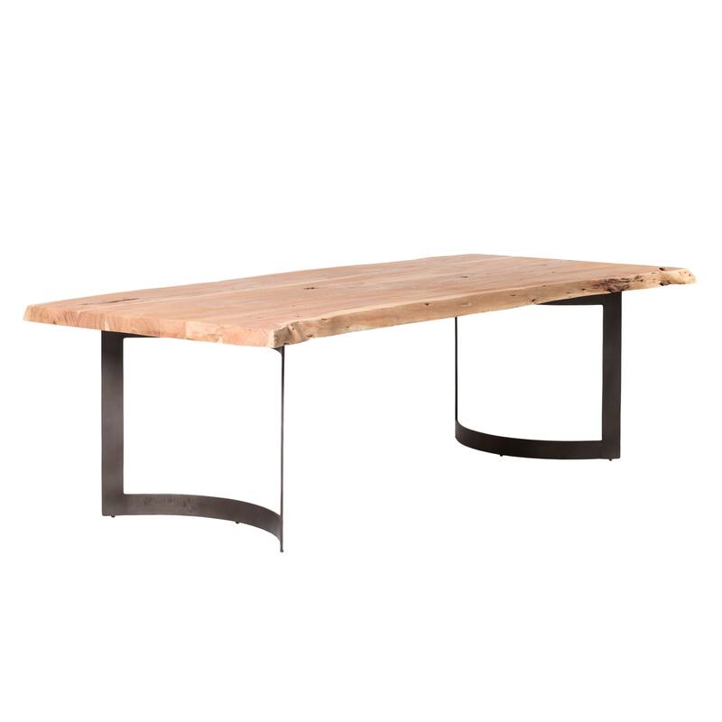 Aurelle Home Bennett Live Edge Dining Table