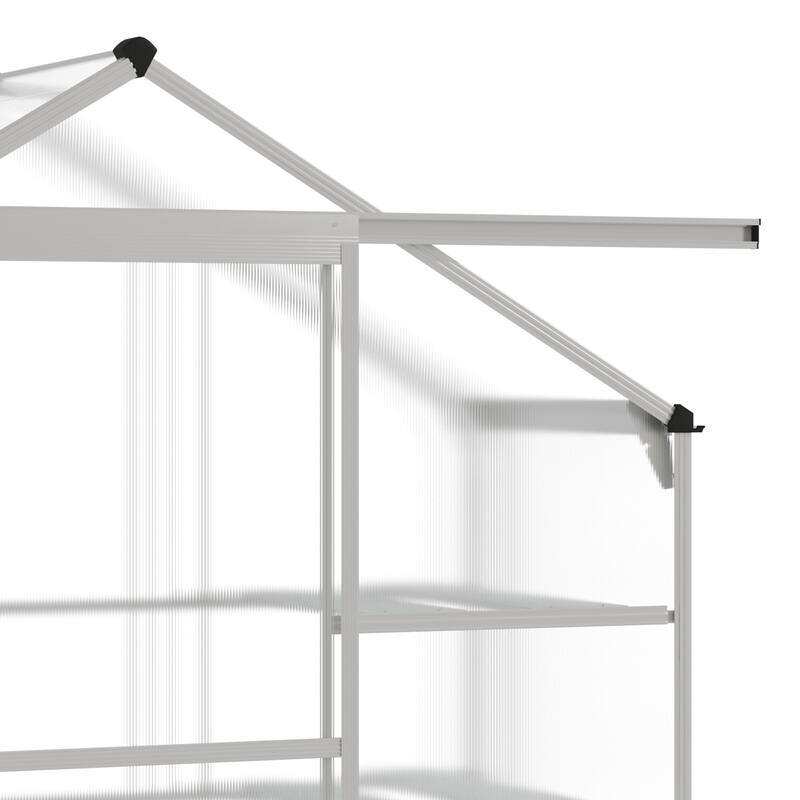 Walk-in Greenhouse 3-Tier Shelves Green House