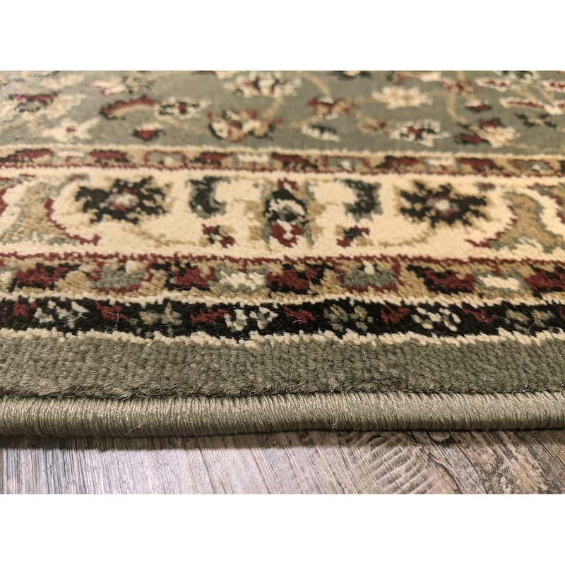 Admire Home Living Caroline Traditional Floral Sarouk Pattern Area Rug