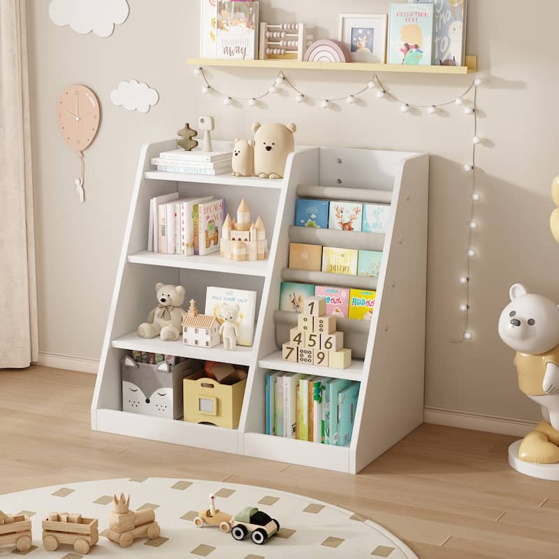 Wooden Toy Storage Organizer Cabinet