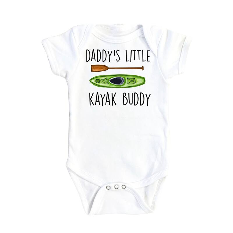 Kayak Daddy - Baby Boy Girl Clothes Infant Bodysuit Funny Cute Newborn - White - 0-3M