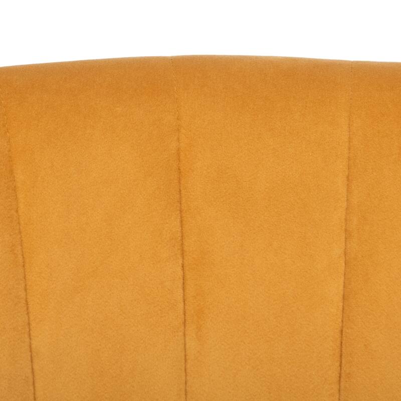 SAFAVIEH Amalia Velvet Wingback Accent Chair - 26.8" x 28" x 31.9" - 27Wx28Dx32H