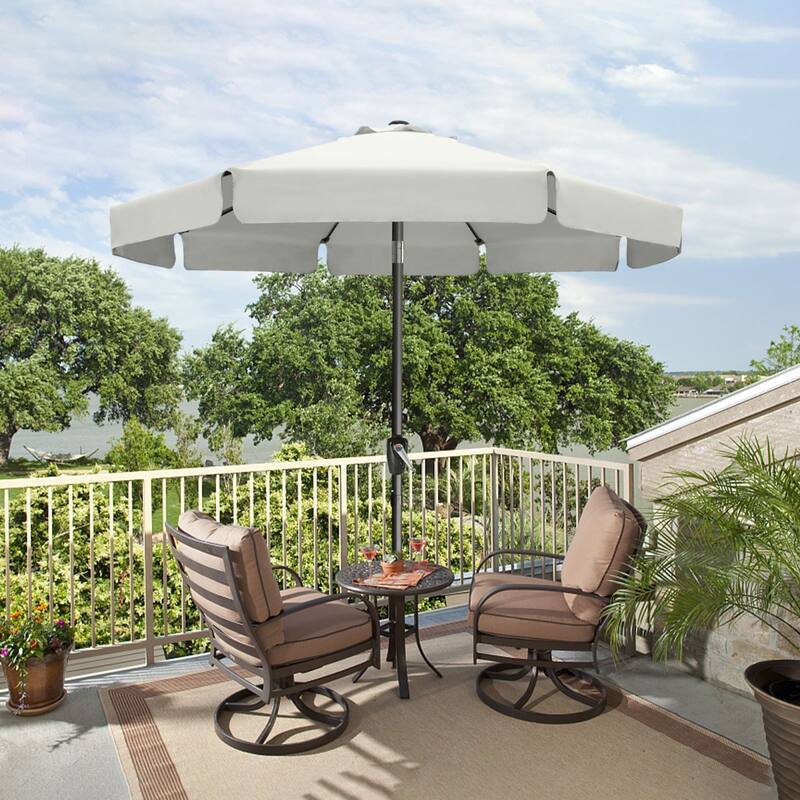 ABCCANOPY 10FT Outdoor Table Market Umbrella Tilt and Crank for Garden